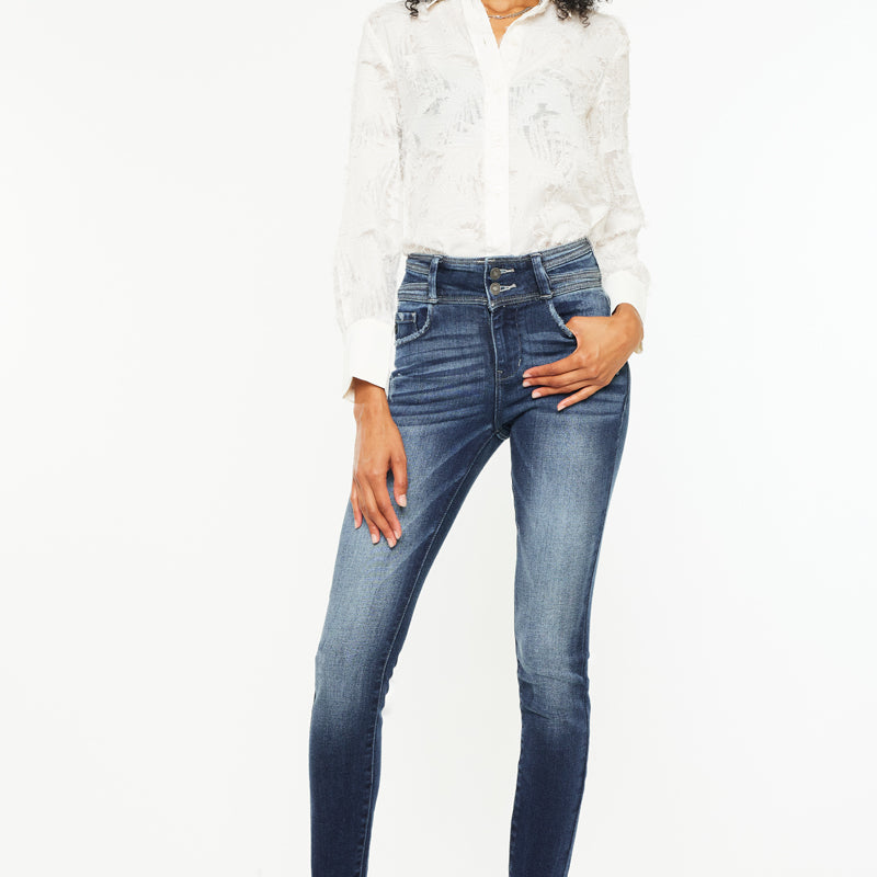 Valerie Ultra High Rise Super Skinny Jeans - Official Kancan USA