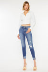 Safiya High Rise Ankle Skinny Jeans - Official Kancan USA