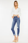 Safiya High Rise Ankle Skinny Jeans - Official Kancan USA