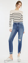 Safiya High Rise Ankle Skinny Jeans - Official Kancan USA