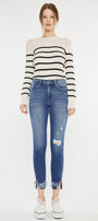 Safiya High Rise Ankle Skinny Jeans - Official Kancan USA