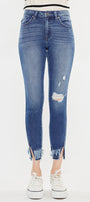 Safiya High Rise Ankle Skinny Jeans - Official Kancan USA
