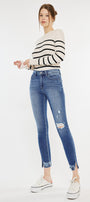 Safiya High Rise Ankle Skinny Jeans - Official Kancan USA
