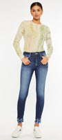 Antonella High Rise Ankle Skinny Jeans - Official Kancan USA