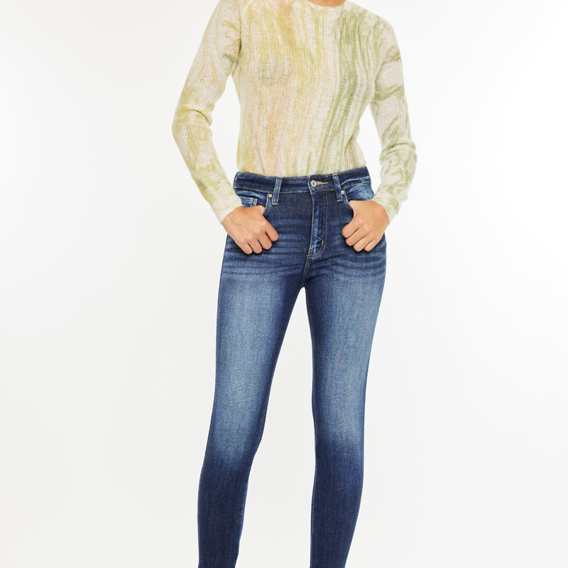 Antonella High Rise Ankle Skinny Jeans - Official Kancan USA