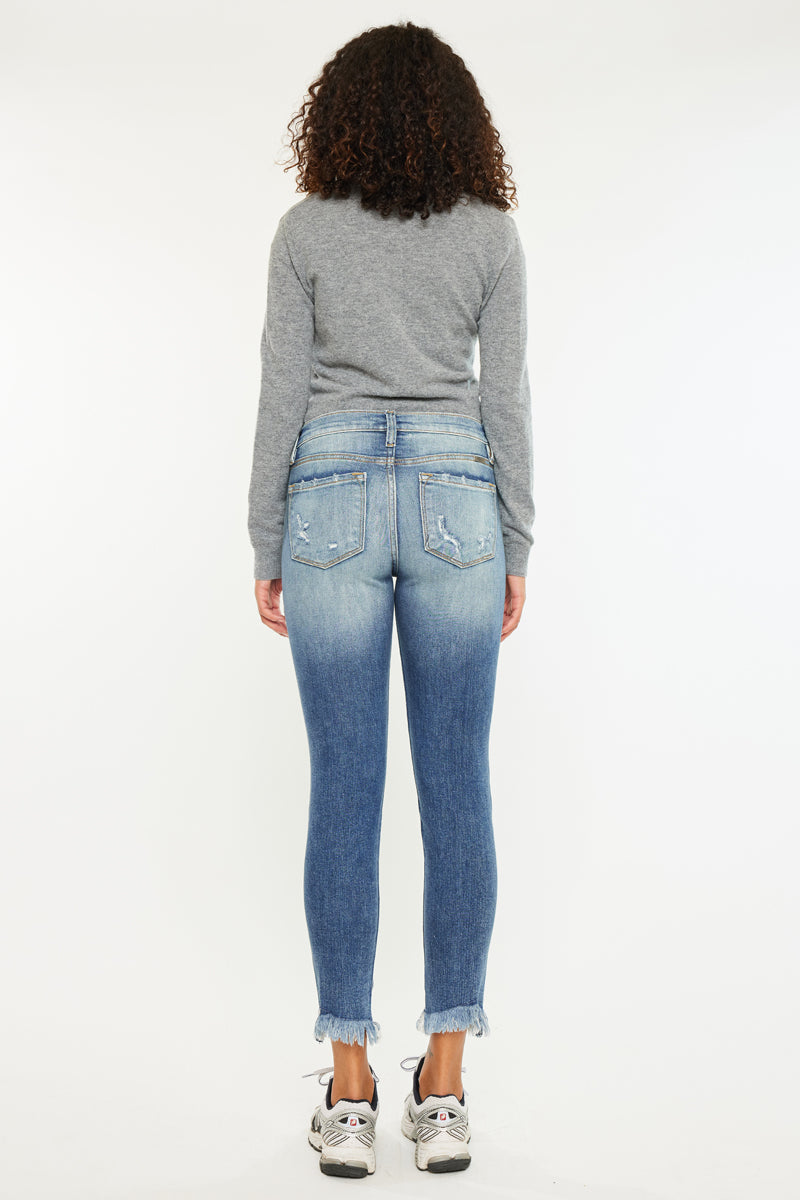 Darian Mid Rise Ankle Skinny - Official Kancan USA