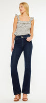 Seren High Rise Exposed Button Bootcut Jeans - Official Kancan USA