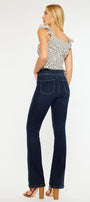 Seren High Rise Exposed Button Bootcut Jeans - Official Kancan USA