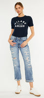 Baker Mid Rise Boyfriend Jeans - Official Kancan USA