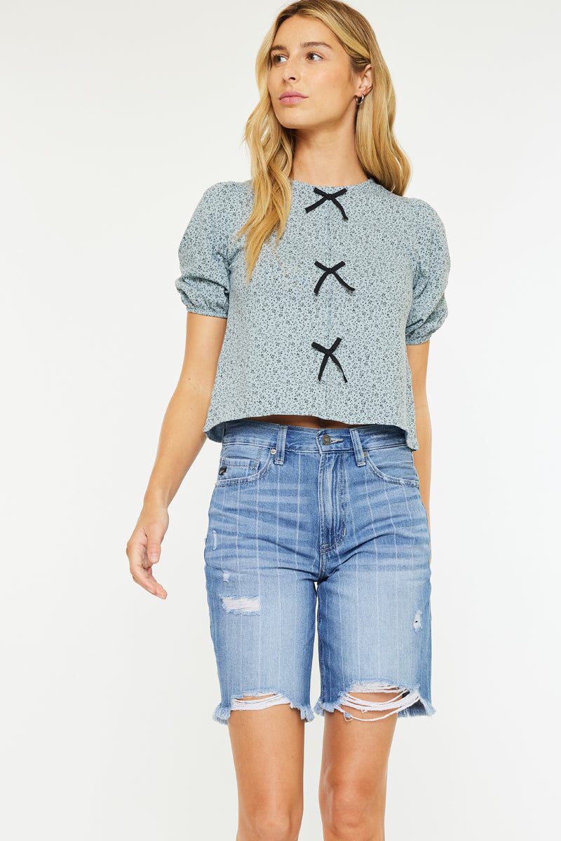 Julita High Rise Bermuda Shorts - Official Kancan USA