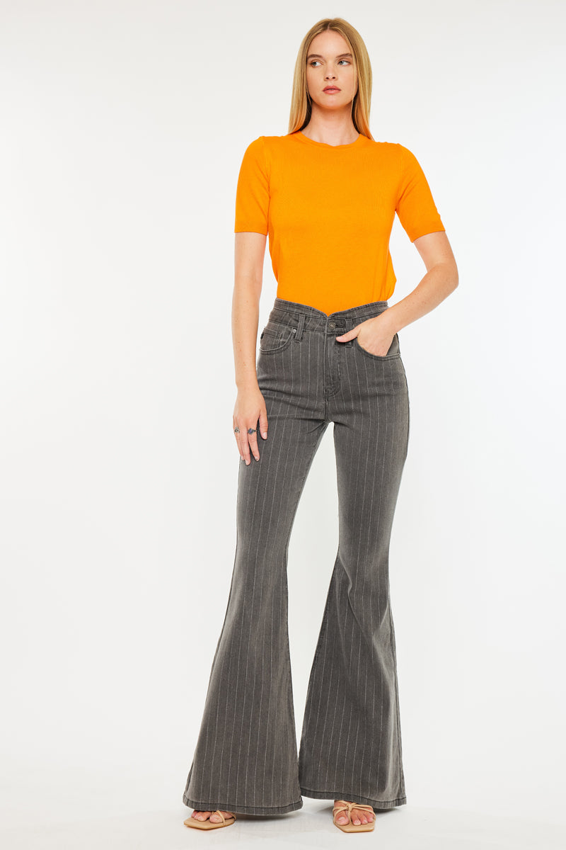 Lisa High Rise Super Flare – Kancan USA