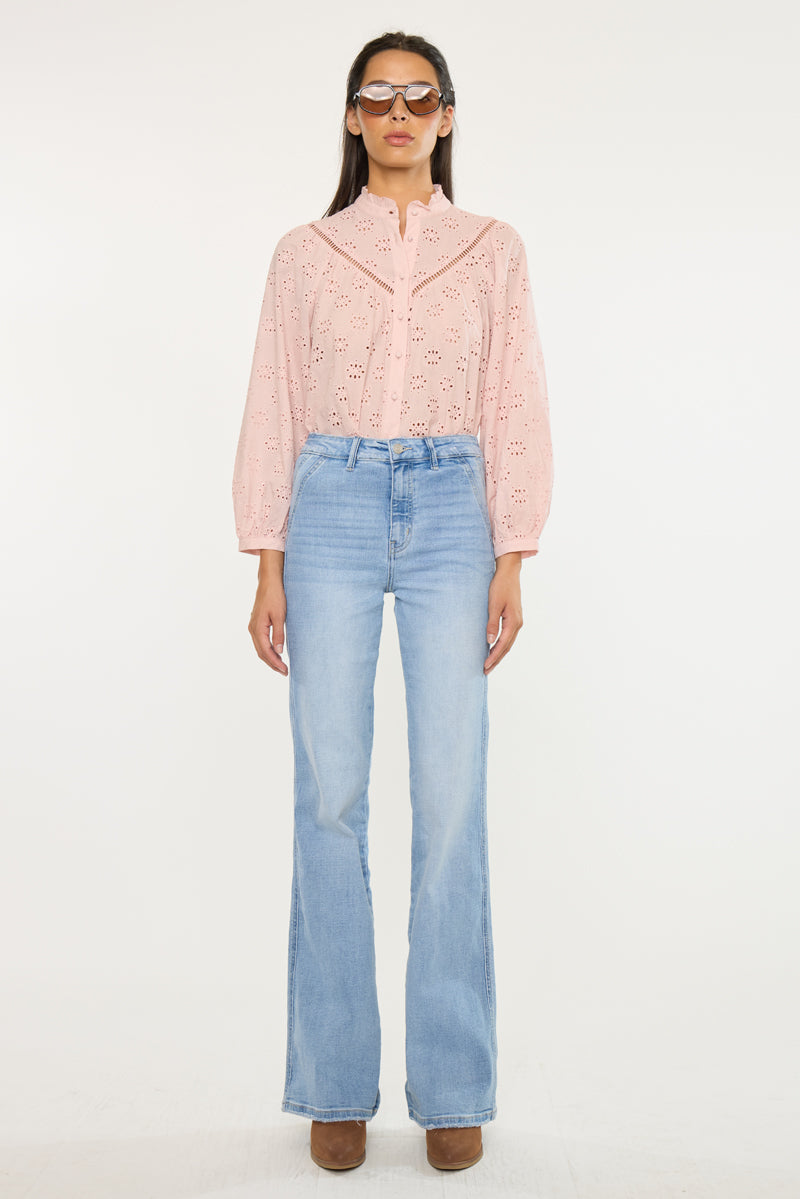 Jeanette Ultra High Rise Flare Jeans - Official Kancan USA