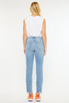 Clover High Rise Slim Straight Fit Leg Jeans - Official Kancan USA