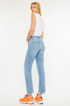 Clover High Rise Slim Straight Fit Leg Jeans - Official Kancan USA