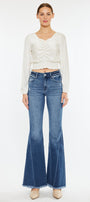 Cleo Mid Rise Flare Jeans - Official Kancan USA