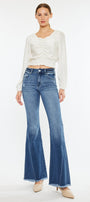 Cleo Mid Rise Flare Jeans - Official Kancan USA