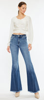 Cleo Mid Rise Flare Jeans - Official Kancan USA