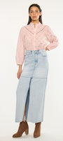 Babe Maxi Denim Skirt