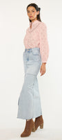 Babe Maxi Denim Skirt - Official Kancan USA