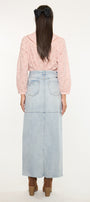 Babe Maxi Denim Skirt - Official Kancan USA