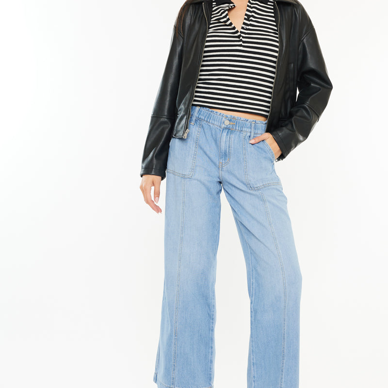 Delilah Mid Rise Wide Leg - Official Kancan USA