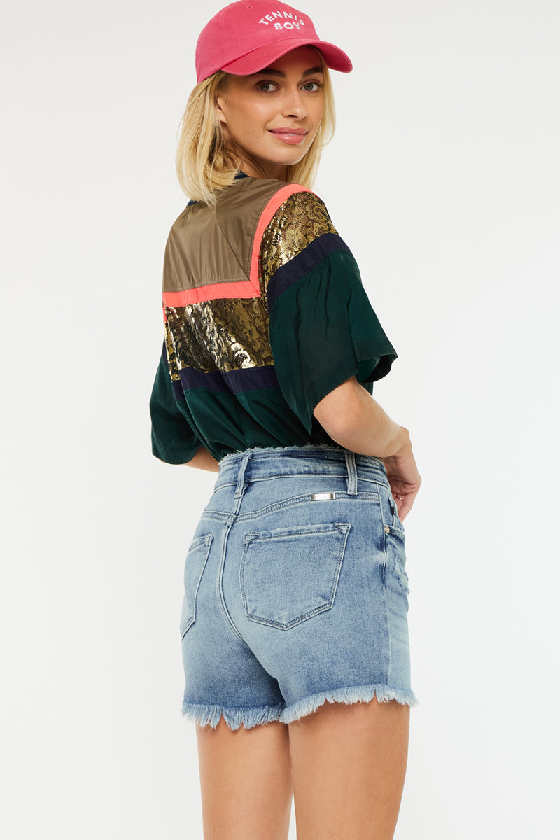 Carnelia High Rise Shorts - Official Kancan USA