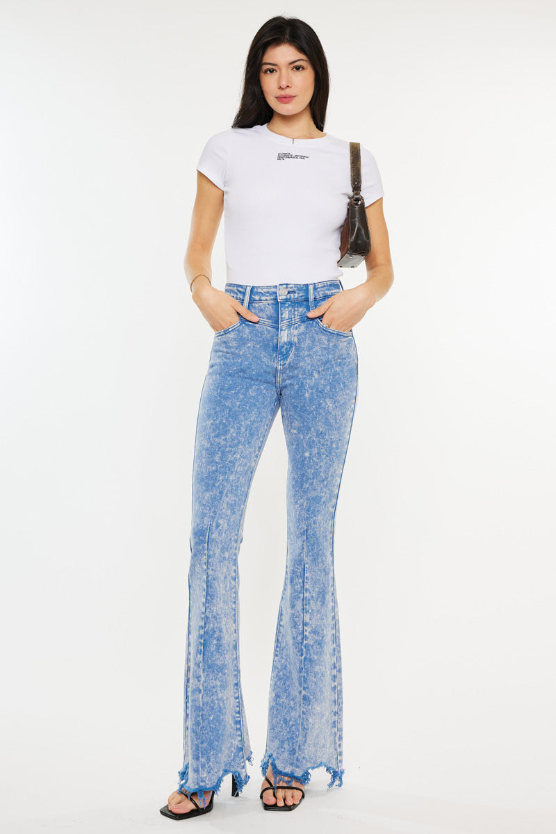 Freyja  High Rise Flare Jeans - Official Kancan USA