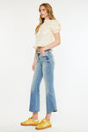 Raine High Rise Cropped Flare Jeans - Official Kancan USA