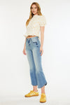 Raine High Rise Cropped Flare Jeans - Official Kancan USA