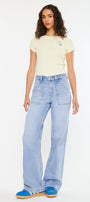 Astra High Rise Wide Leg Jeans - Official Kancan USA