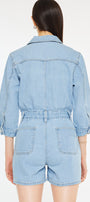Aileen Sleeves Denim Romper - Official Kancan USA