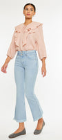 Yasmine High Rise Cropped Flare - Official Kancan USA