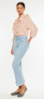 Yasmine High Rise Cropped Flare - Official Kancan USA