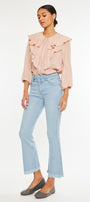 Yasmine High Rise Cropped Flare - Official Kancan USA