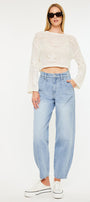Rea Ultra High Rise Wide Tapered Fit Jeans - Official Kancan USA