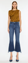 Reba High Rise Cropped Flare Jeans - Official Kancan USA