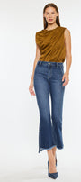 Reba High Rise Cropped Flare Jeans - Official Kancan USA