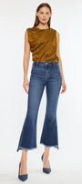 Reba High Rise Cropped Flare Jeans - Official Kancan USA