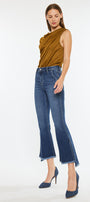 Reba High Rise Cropped Flare Jeans - Official Kancan USA
