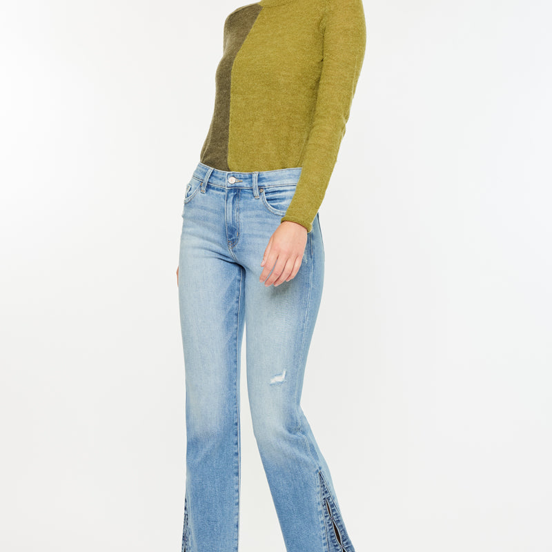 Lizzie Mid Rise Bootcut Jeans - Official Kancan USA