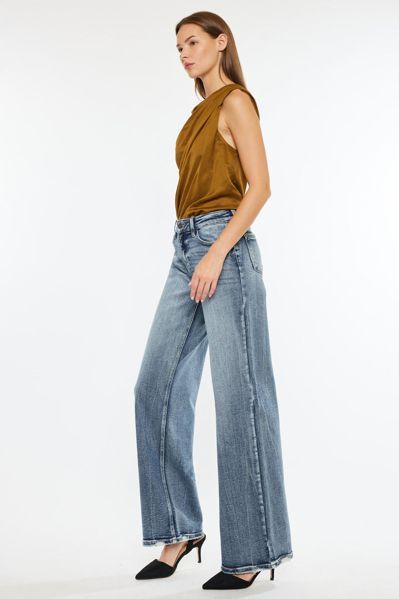 Venice Mid Rise Wide Leg Jeans - Official Kancan USA