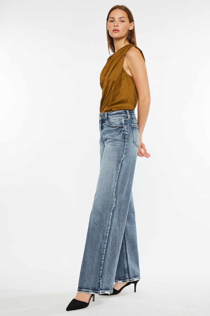 Venice Mid Rise Wide Leg Jeans - Official Kancan USA