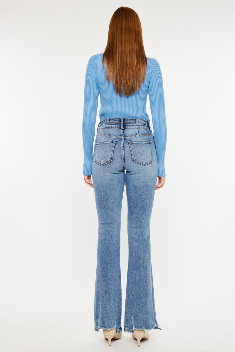Trina High Rise Flare Jeans - Official Kancan USA