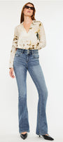 Raven High Rise Skinny Bootcut Jeans - Official Kancan USA