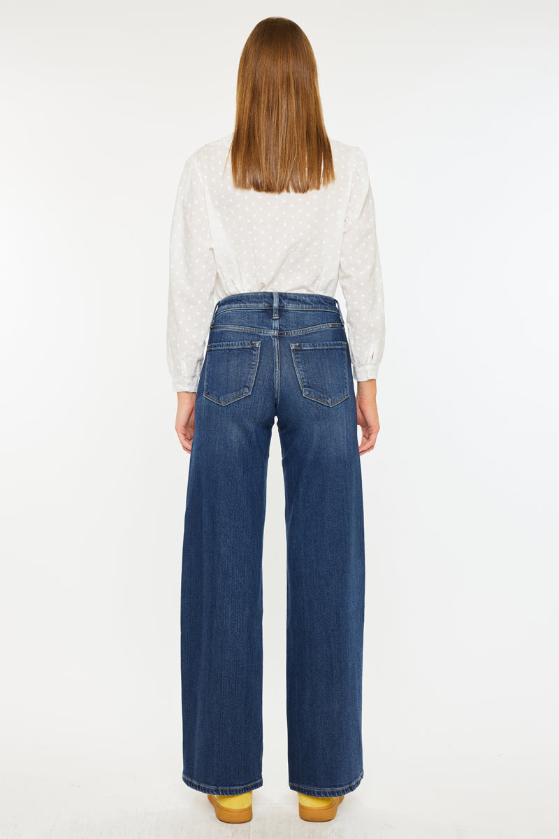 Samara High Rise Wide Leg Jeans - Official Kancan USA
