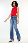 Ita Mid Rise Wide Flare Jeans (Petite) - Official Kancan USA