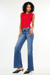 Ita Mid Rise Wide Flare Jeans (Petite) - Official Kancan USA