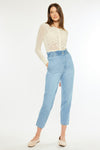 Dottie Ultra High Rise Paper Bag Slouch Fit Jeans - Official Kancan USA