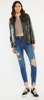Luna High Rise Ankle Skinny Jeans - Official Kancan USA