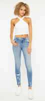 Jenna Mid Rise Ankle Skinny Jeans - Official Kancan USA
